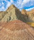 Eroded Rock Formations Along The Badlands Loop Road Royalty Free Stock Photo