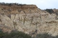 Eroded Rock at Torrey Pines State Park Royalty Free Stock Photo