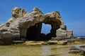 Eroded rocks, Sicily Royalty Free Stock Photo