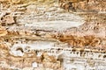Eroded sandstone in Cathedral Gorge Royalty Free Stock Photo
