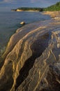 Eroded Sandstone Shoreline Royalty Free Stock Photo