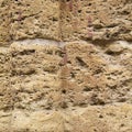 Eroded stone wall background Royalty Free Stock Photo