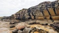 Sandstone Cliff Cape Banks Sydney in the Botany Kamay Bay National Park