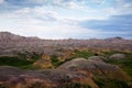 Eroding textures of the Badlands National Park South Dakota Royalty Free Stock Photo