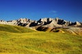 Eroding textures of the Badlands National Park South Dakota Royalty Free Stock Photo