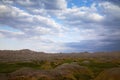 Eroding textures of the Badlands National Park South Dakota Royalty Free Stock Photo