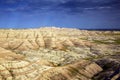 Eroding textures of the Badlands National Park South Dakota Royalty Free Stock Photo