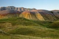 Eroding textures of the Badlands National Park South Dakota Royalty Free Stock Photo