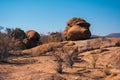 Erongo Mountains Rock Landscape in Namibia, Africa