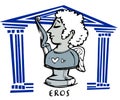 Eros,cupid, Greek God Cartoon