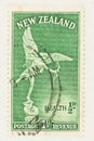 Eros, Greek God, statue on Postage Stamp