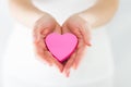 Eros - Hands Offering a heart Royalty Free Stock Photo