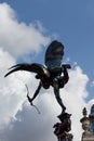 Eros love statue at Piccadilly Circus. London Royalty Free Stock Photo