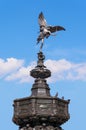 Eros / Anteros statue at Piccadilly Circus, London Royalty Free Stock Photo