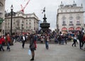 Eros Statue, Piccadilly Circus, London Royalty Free Stock Photo