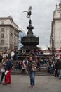 Eros Statue, Piccadilly Circus, London Royalty Free Stock Photo