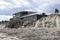 Erosion and damage at Vilano Beach, Florida Royalty Free Stock Photo