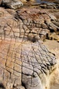Erosion patterns in Rock at Reids Mistake