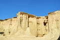 Erosive natural manuments of Stars Valley, Qeshm Island, Iran Royalty Free Stock Photo