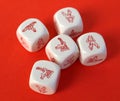 Erotic dices Royalty Free Stock Photo
