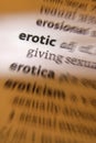 Erotic - Eroticism and sensuality Royalty Free Stock Photo