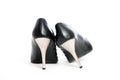 Erotic hig heels in black Royalty Free Stock Photo