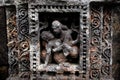 Erotic Indian temple sculpture Royalty Free Stock Photo