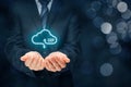 ERP as cloud service Royalty Free Stock Photo