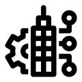 ERP Development Tools Outline Icon