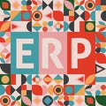 ERP system, Enterprise resource planning.Business automation and innovation.