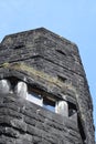 Erpel, Germany - 06 10 2021: East tower of the bridge of Remagen, upper part Royalty Free Stock Photo