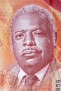 Errol Barrow a portrait from Barbadian money Royalty Free Stock Photo