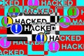 You hacked! More Error windows. Danger pages. Exclamation sign. Computer glitch. vector design for you technology projects