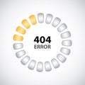 404 error concept Royalty Free Stock Photo