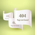 404 Error file not found on website page Royalty Free Stock Photo