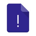 Error File vector flat icon