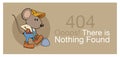 Error 404 with funny mouses banner