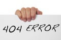 404 error Royalty Free Stock Photo