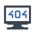 404 error icon Royalty Free Stock Photo