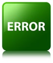 Error green square button