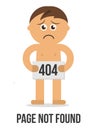 404 error message - page not found