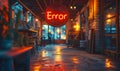 Error message placeholder indicating a technical issue occurred preventing image display, suggesting troubleshooting or Royalty Free Stock Photo