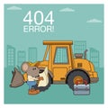 Error 404 nothing found banner Royalty Free Stock Photo