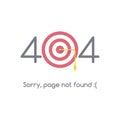 Error 404 page not found. Royalty Free Stock Photo