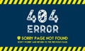 404 error, page not found in grunge style made of vector offroad tire prints. Lost internet connection, website under