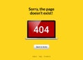 Error 404 page not found. Website 404 web failure. Oops trouble internet warning design