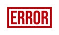 Error Rubber Stamp. Error Rubber Grunge Stamp Seal Vector Illustration Royalty Free Stock Photo