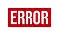 Error Rubber Stamp. Error Rubber Grunge Stamp Seal Vector Illustration Royalty Free Stock Photo