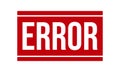 Error Rubber Stamp. Error Rubber Grunge Stamp Seal Vector Illustration Royalty Free Stock Photo