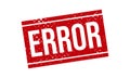 Error Rubber Stamp. Error Rubber Grunge Stamp Seal Vector Illustration Royalty Free Stock Photo